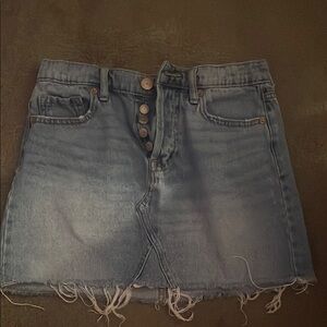 Aeropostale Blue Denim Mini Skirt